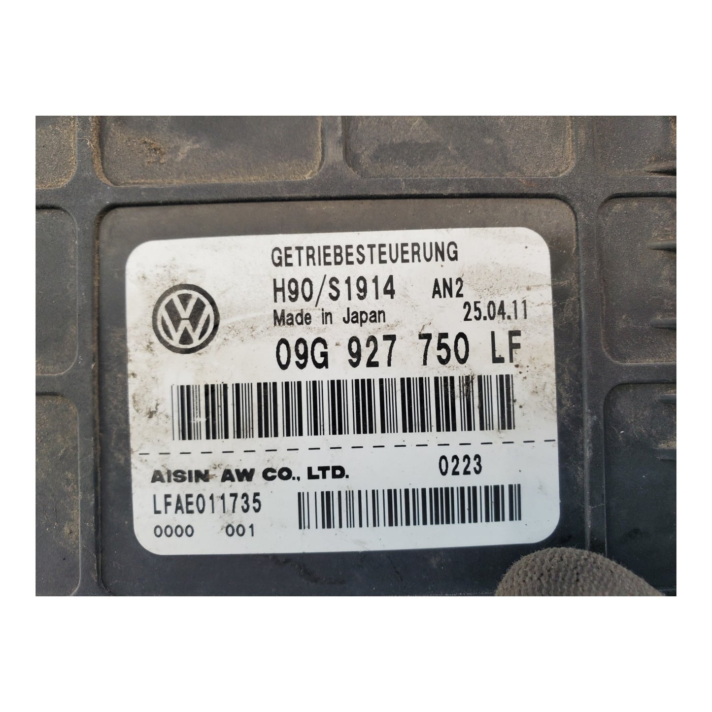 11-14 JETTA 2.5L SEDAN TRANSMISSION TCU TCM SHIFT MODULE UNIT K4621