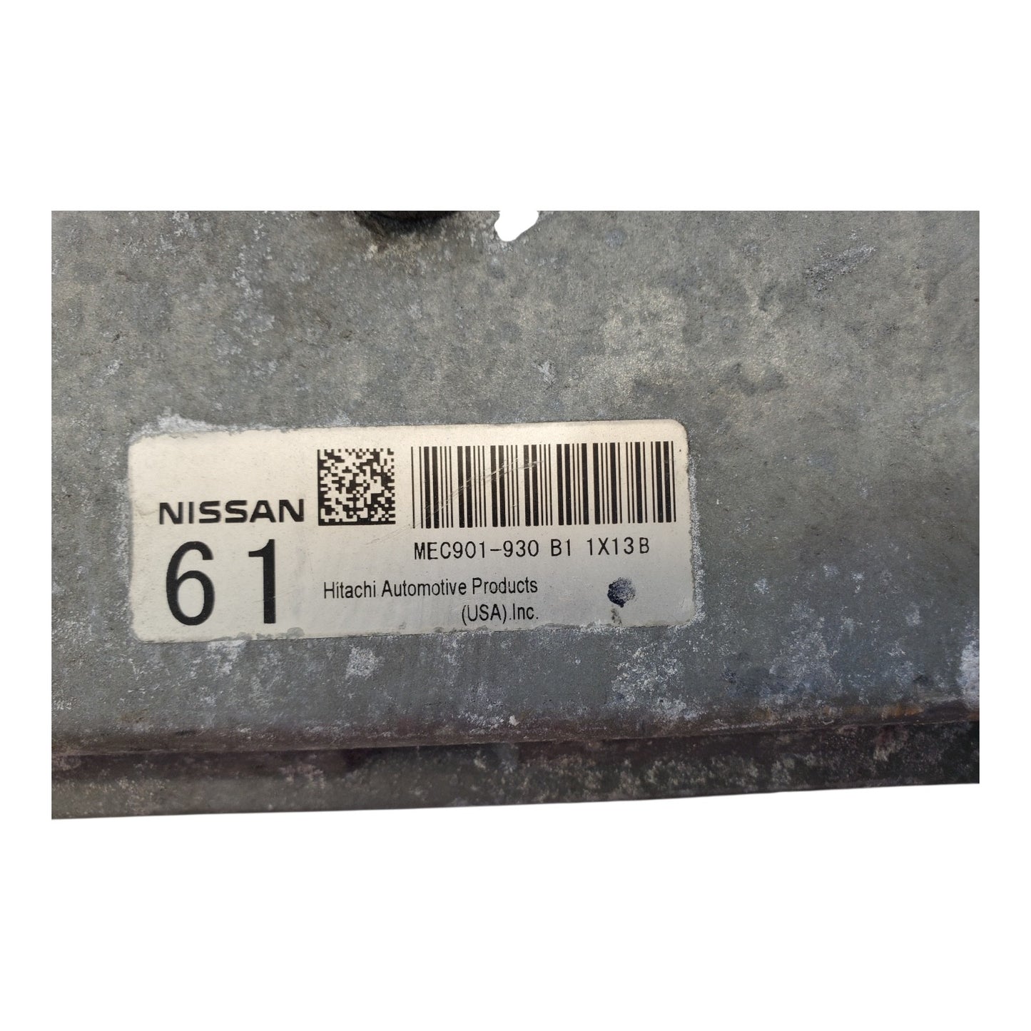 12 NISSAN VERSA ENGINE ECM CONTROL COMPUTER MODULE 1.8L AT MEC901-930 B1