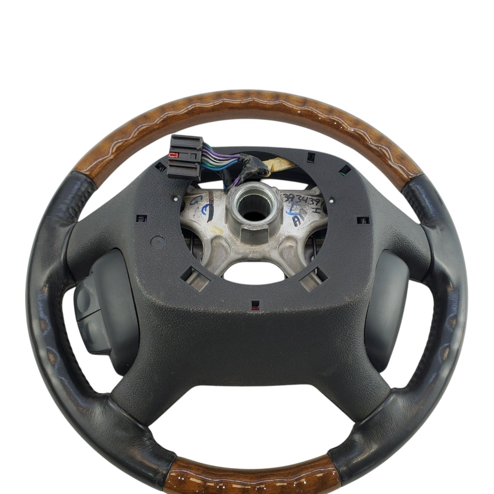 2008-2012 Acadia Denali Enclave Steering Wheel Wood OEM 20760258
