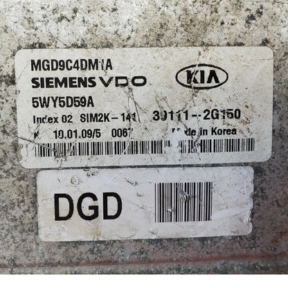 2009 kia optima M/T 2.4L engine control unit ECU 39111-2G150 OEM