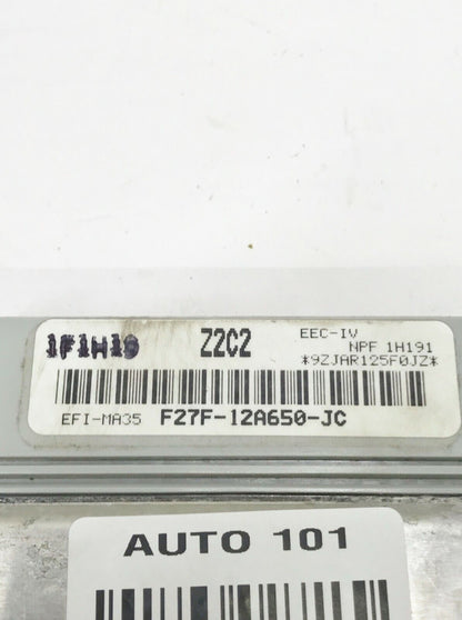 ✅ 1992 FORD RANGER F27F-12A650-JC ENGINE COMPUTER OEM 