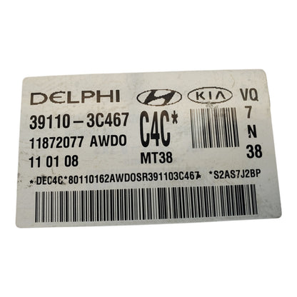 ENGINE COMPUTER HYUNDAI  2007 2008 2009 39110-3C467 PCM ECM ECU OEM
