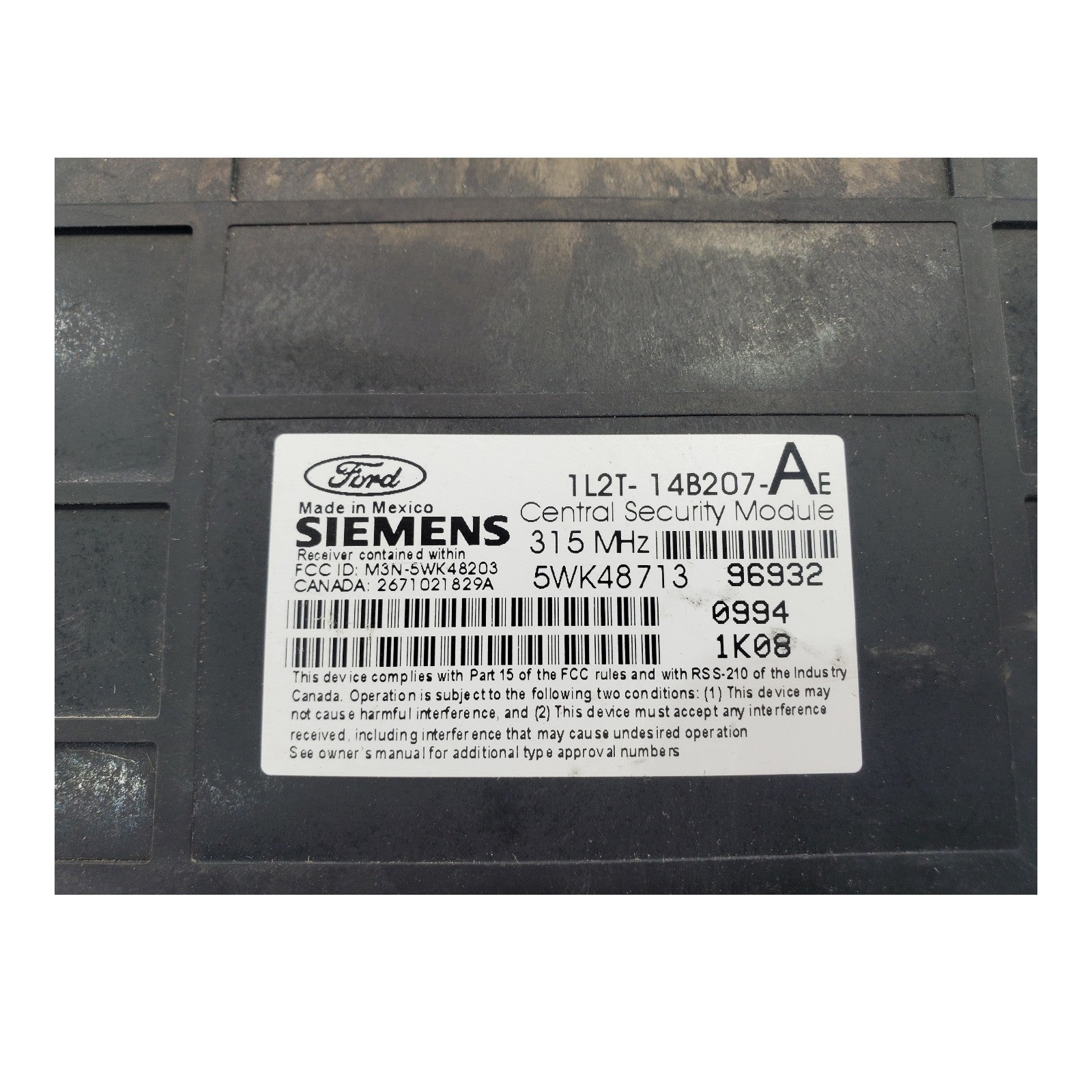 ✅ 02 FORD EXPLORER REMOTE KEYLESS ENTRY MODULE 1L2T-14B207-AE