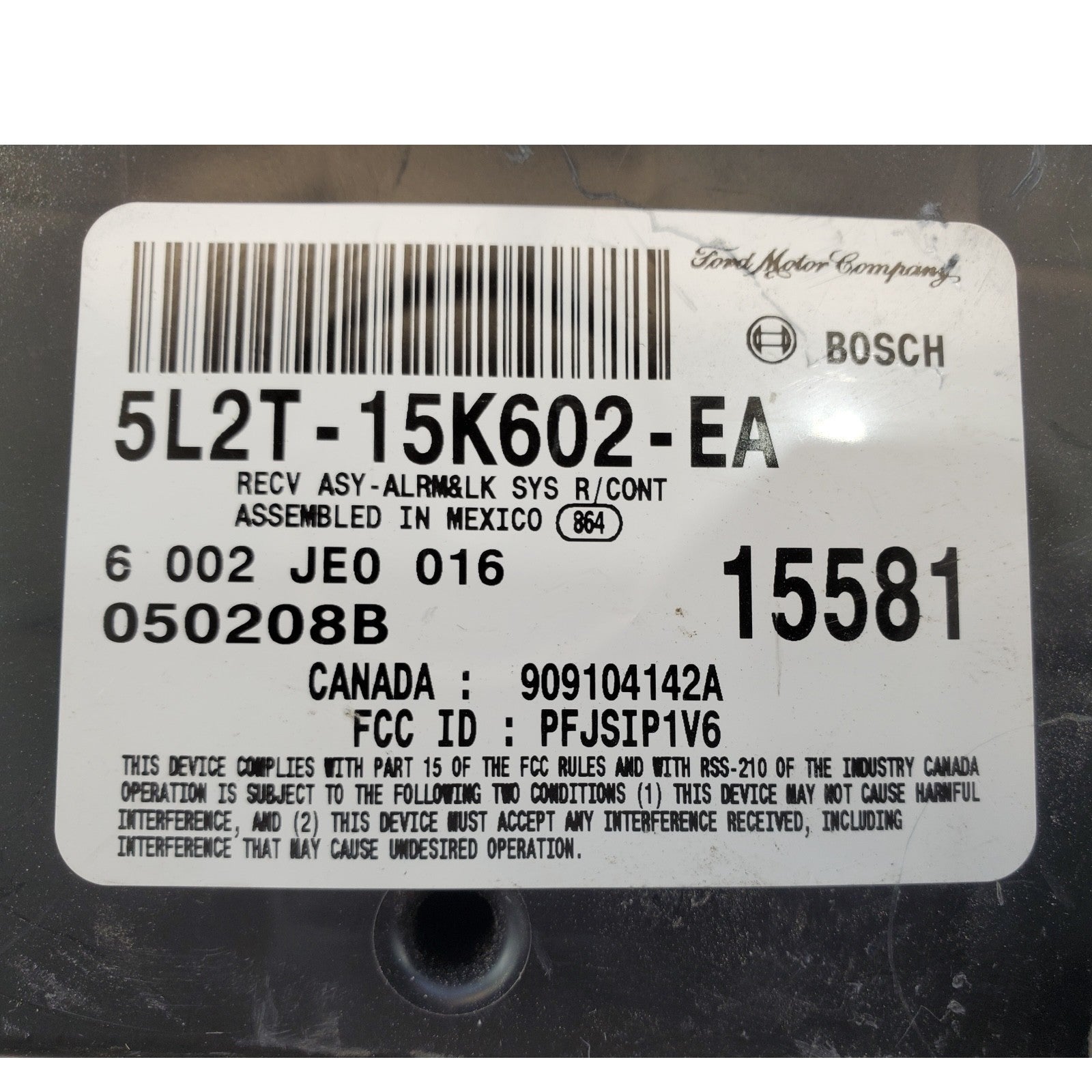 ✅ 05 FORD EXPLORER Anti Theft Keyless Entry Module 5L2T-15K602-EA OEM