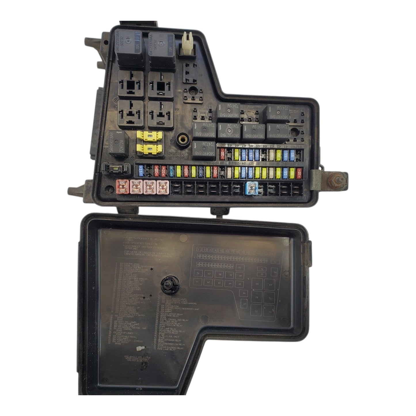 2002-2005 DODGE RAM 1500 2500 HEMI FUSE BOX TIPM RELAY PANEL POWER 05026034ab