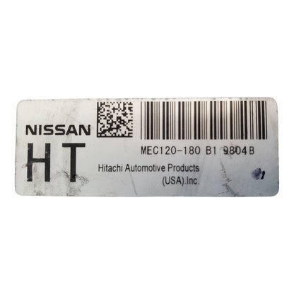 2009 Nissan Altima 2.5L ECU MEC120-180 B1