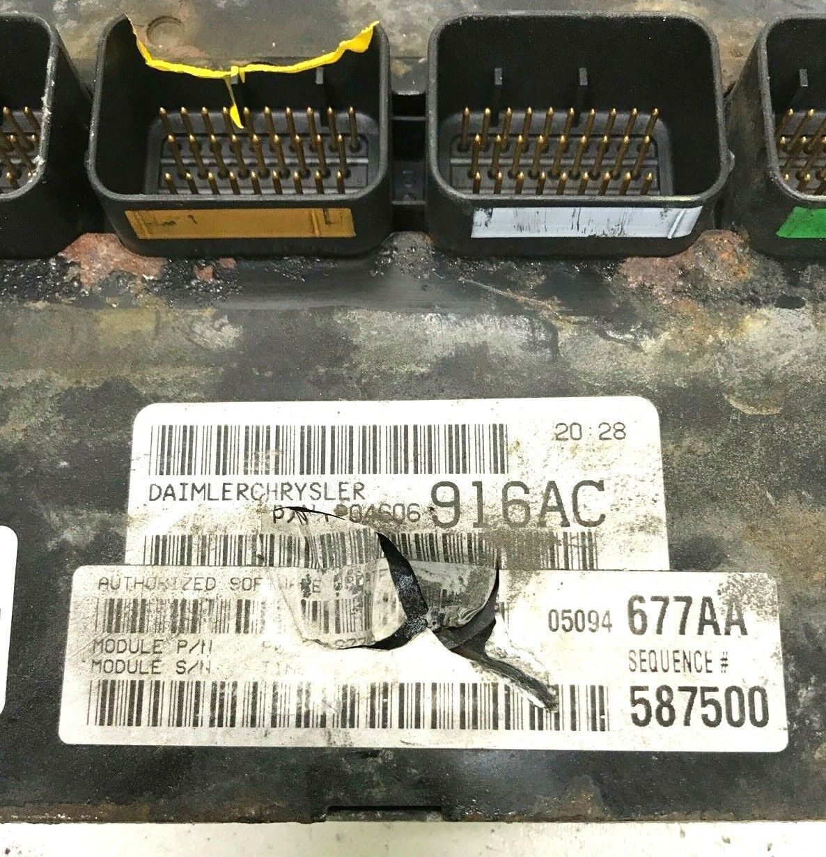05 STRATUS/SEBRING 2.7L V6 Engine Computer 05094677AA