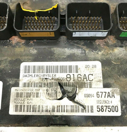 05 STRATUS/SEBRING 2.7L V6 Engine Computer 05094677AA