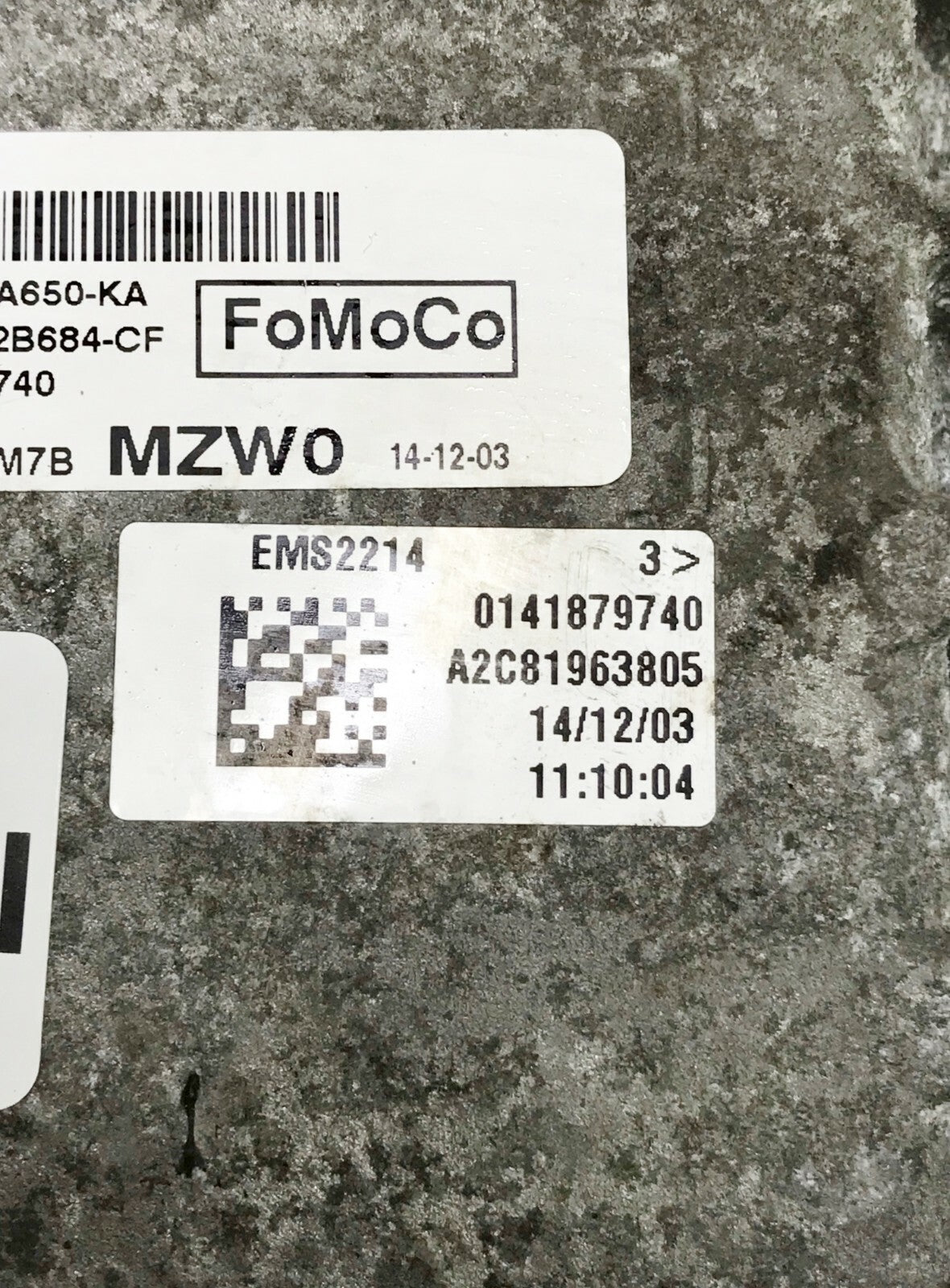 ✅ 15 Ford Fiesta A/T 1.6 Engine Control Module ECM Computer F2BA-12A650-KA