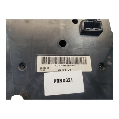 07-10 Chevy Silverado Instrument Cluster Speedometer 28103104