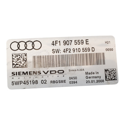 2005 - 2008 Audi A6 Engine Control Computer ECM ECU - 4F1907559E, 4F2910559D OEM