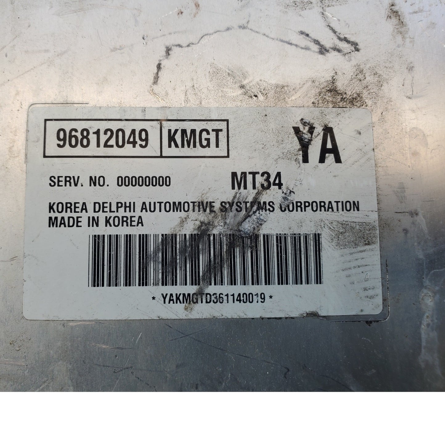 96812049 Engine/motor Brain Box CHEVY AVEO 06