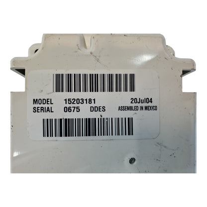03-09 ENVOY TRAILBLAZER 04-07 RAINIER AC A/C HEATER CLIMATE TEMPERATURE CONTROL