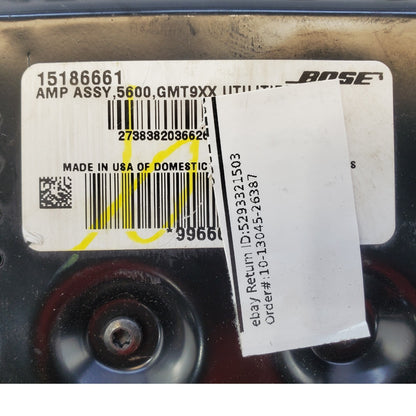 2007-2014 CHEVY GMC SIERRA AVALANCHE SILVERADO  BOSE AMP AMPLIFIER 15186661