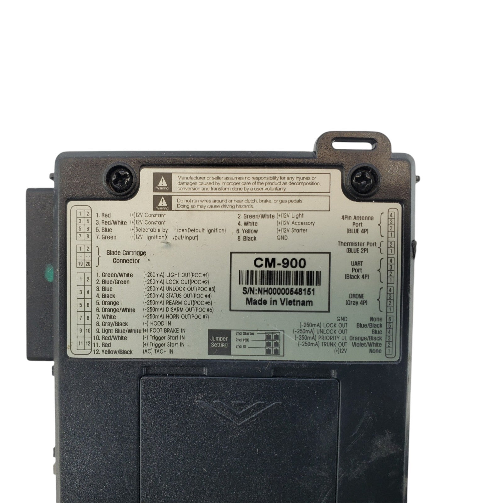 Firstech Compustar Replacement CM-900 Remote Start Controller Brain Module OEM