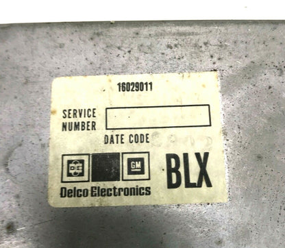 ✅ 83-86 Blazer Jimmy Engine Control Module ECM Computer 16029011