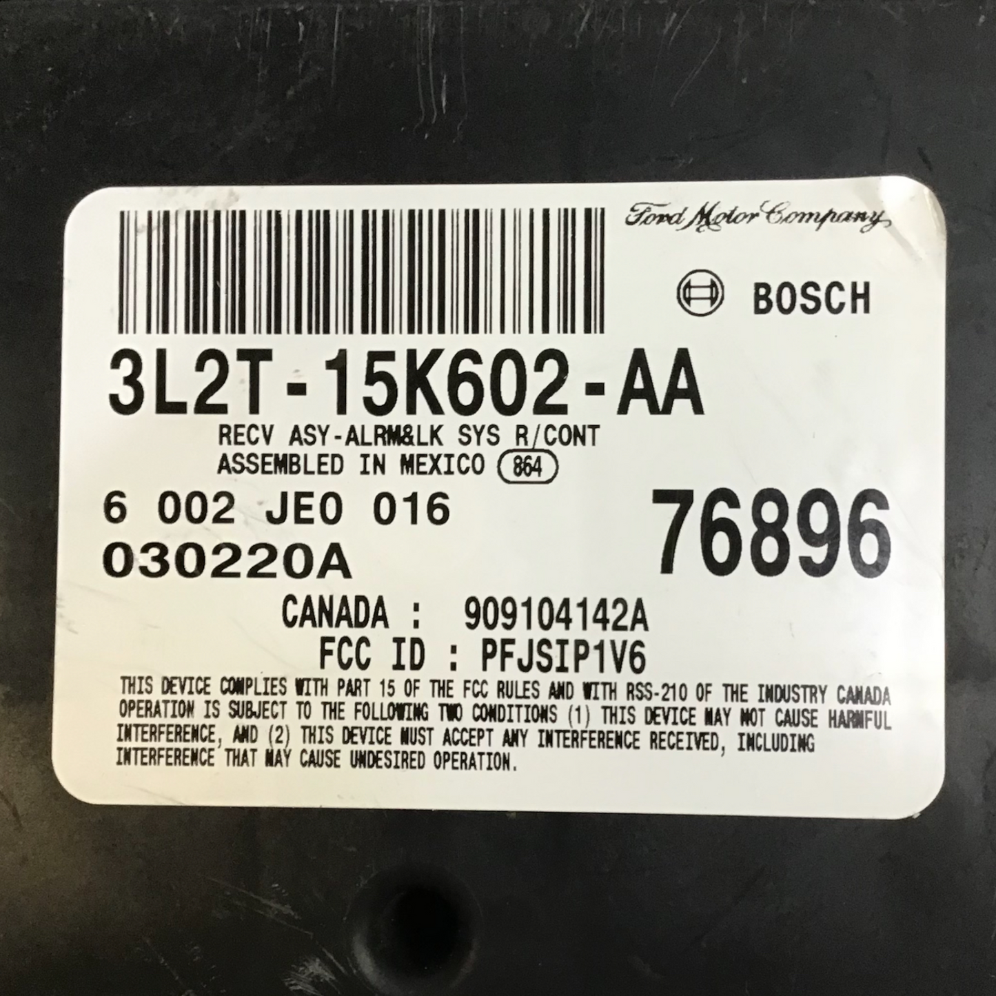 ✅ 03-04 AVIATOR EXPLORER MOUNTAINEER Anti-Theft Locking Module 3L2T-15K602-AA