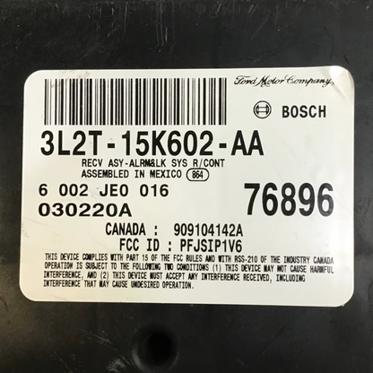 ✅ 03-04 AVIATOR EXPLORER MOUNTAINEER Anti-Theft Locking Module 3L2T-15K602-AA