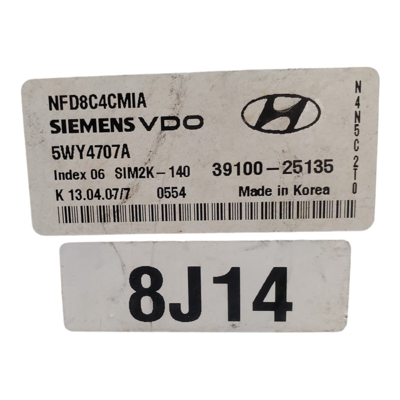 ✅ 06-08 Hyundai Sonata 2.4L Engine Control Module ECM Computer 39100-25135