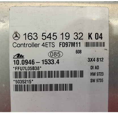 1998-2003 MERCEDES BENZ ML320 ML430 ESP ABS CONTROL MODULE 1635451932 K 04