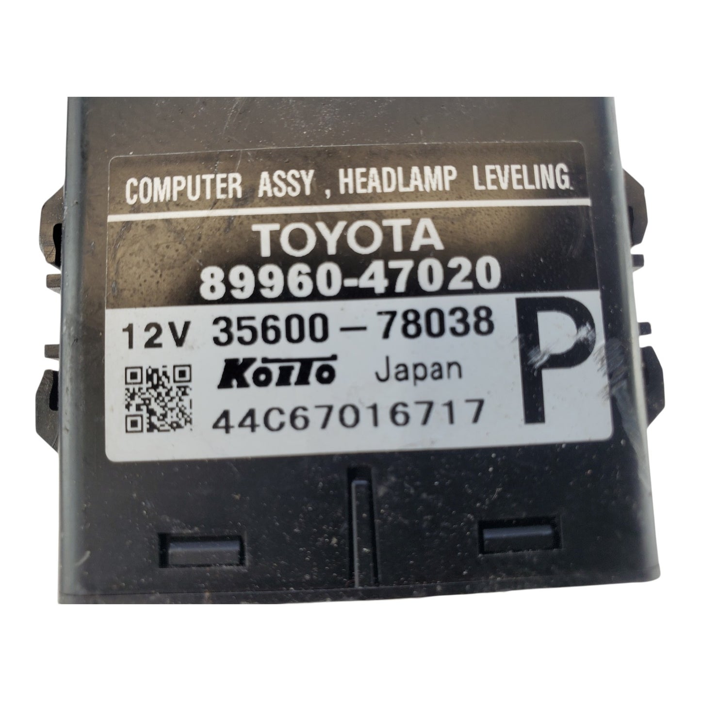 04 05 Toyota Prius 1.5L Headlight Leveling Computer Control Module 89960-47020