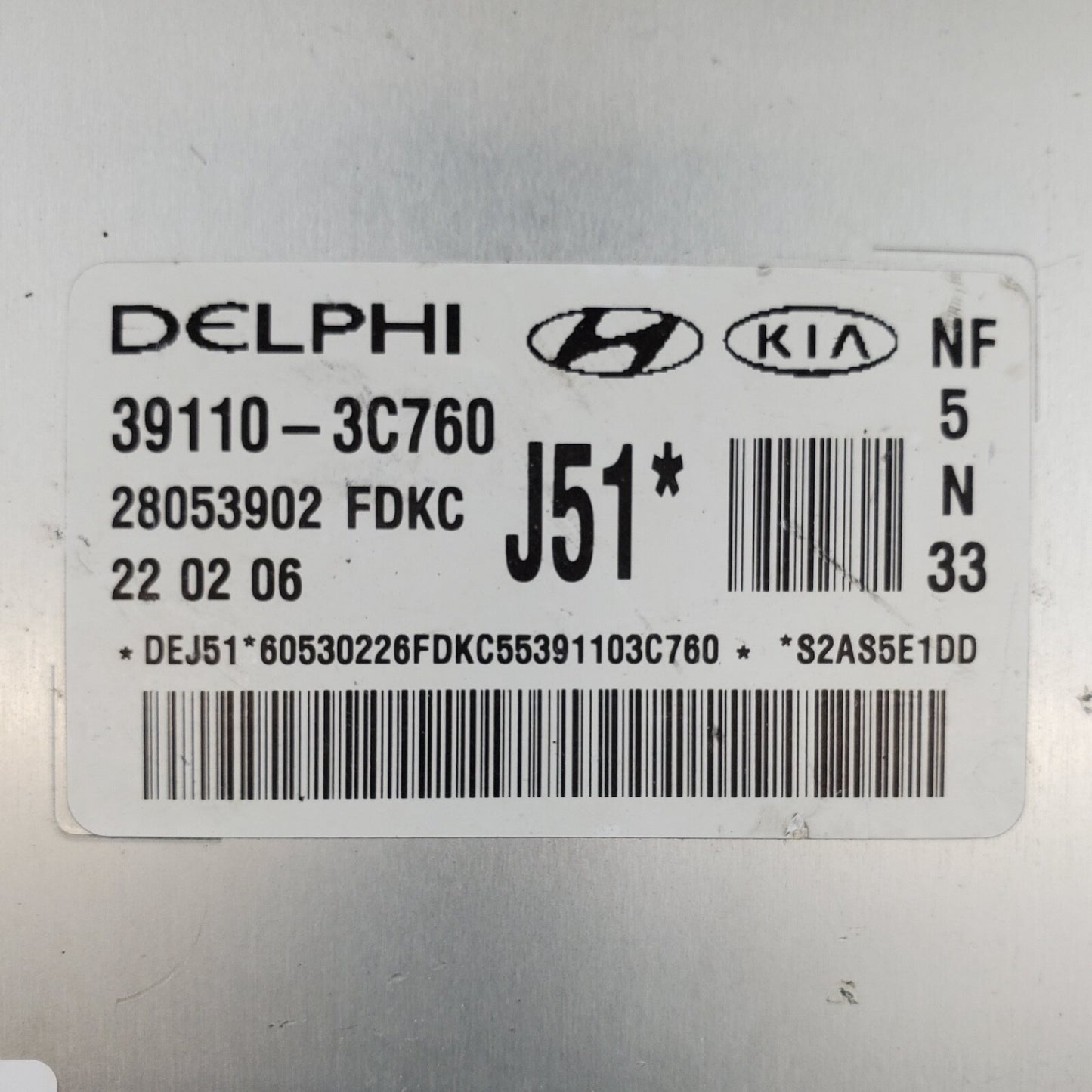 ✅ 06-08 Hyundai Sonata 3.3L Engine Control Unit ECU 391103C760 / 391103C761 OEM