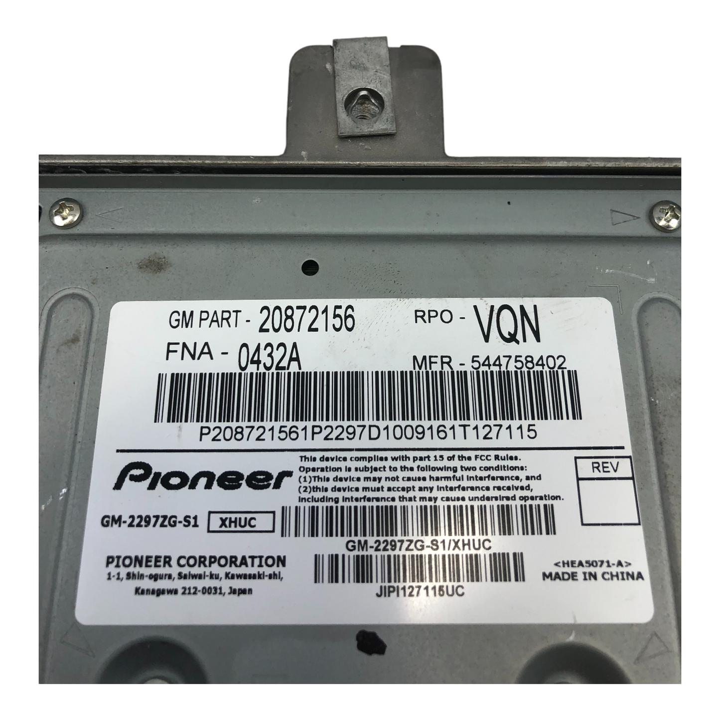 ✅ CHEVROLET EQUINOX Radio amplifier 10-15 Terrain 20872156 GM