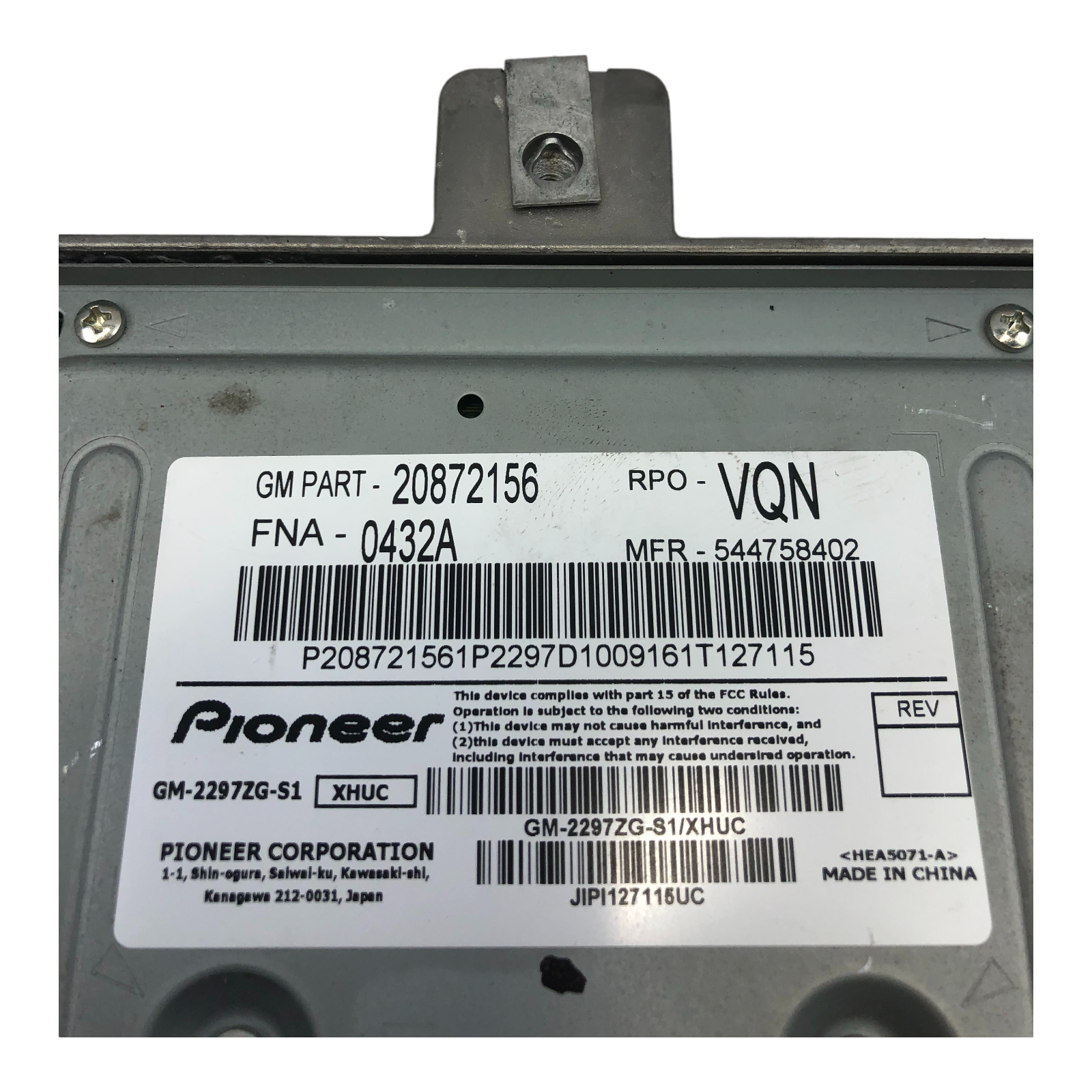 ✅ CHEVROLET EQUINOX Radio amplifier 10-15 Terrain 20872156 GM