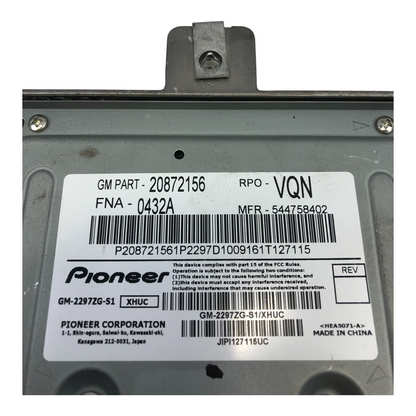 ✅ CHEVROLET EQUINOX Radio amplifier 10-15 Terrain 20872156 GM