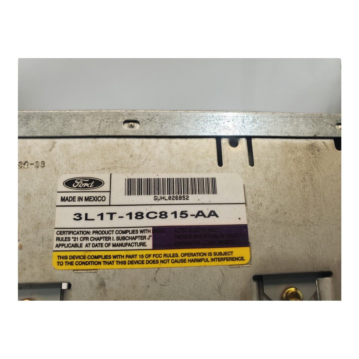 05-06 Ford Expedition Radio 6 Disc Changer CD Player 3L1T-18C815-AA