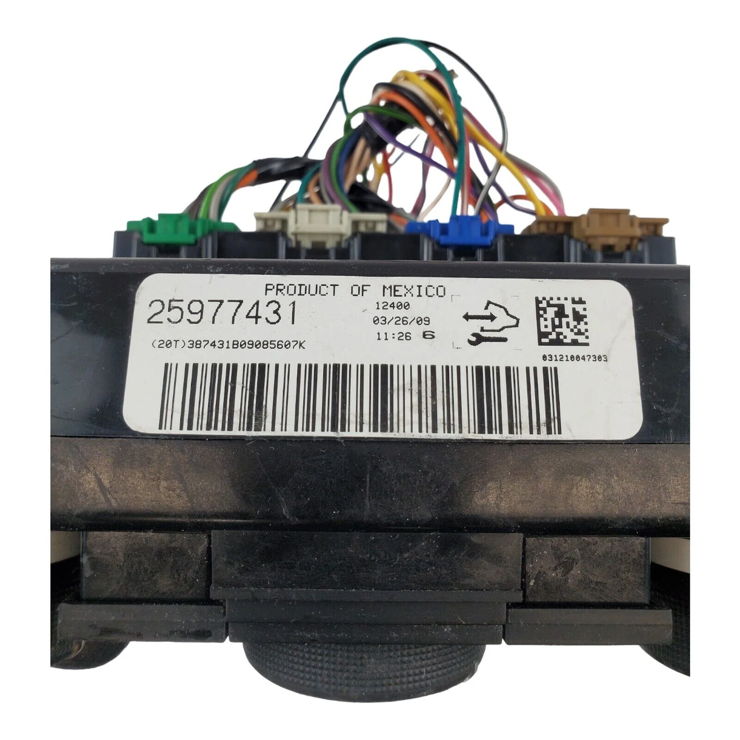 2007-2012 GMC Acadia Front Manual Temperature Climate Control ID 25977431 OEM