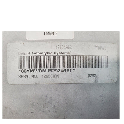 2006 GRAND AM ECU ECM ENGINE COMPUTER UNIT CONTROL 12604962 12600930