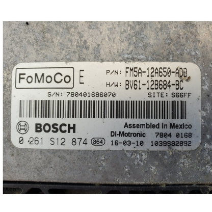 2013 2014 2015 2016 Ford Focus 2.0 Engine Control Module ECU ECM FM5A-12A650-ADB