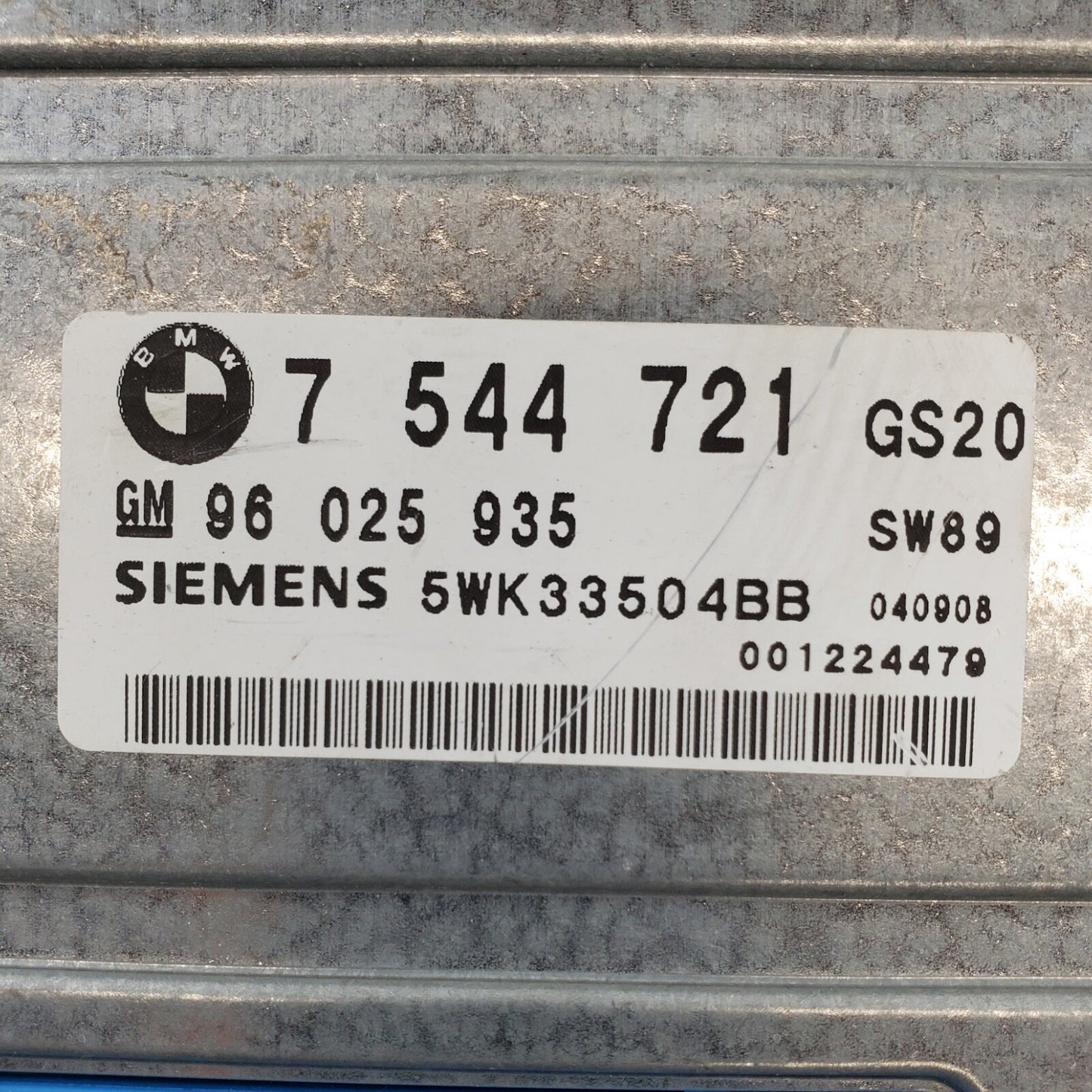 2004 2005 2006 BMW X3 Transmission Control Module TCM 7 544 721 7544721