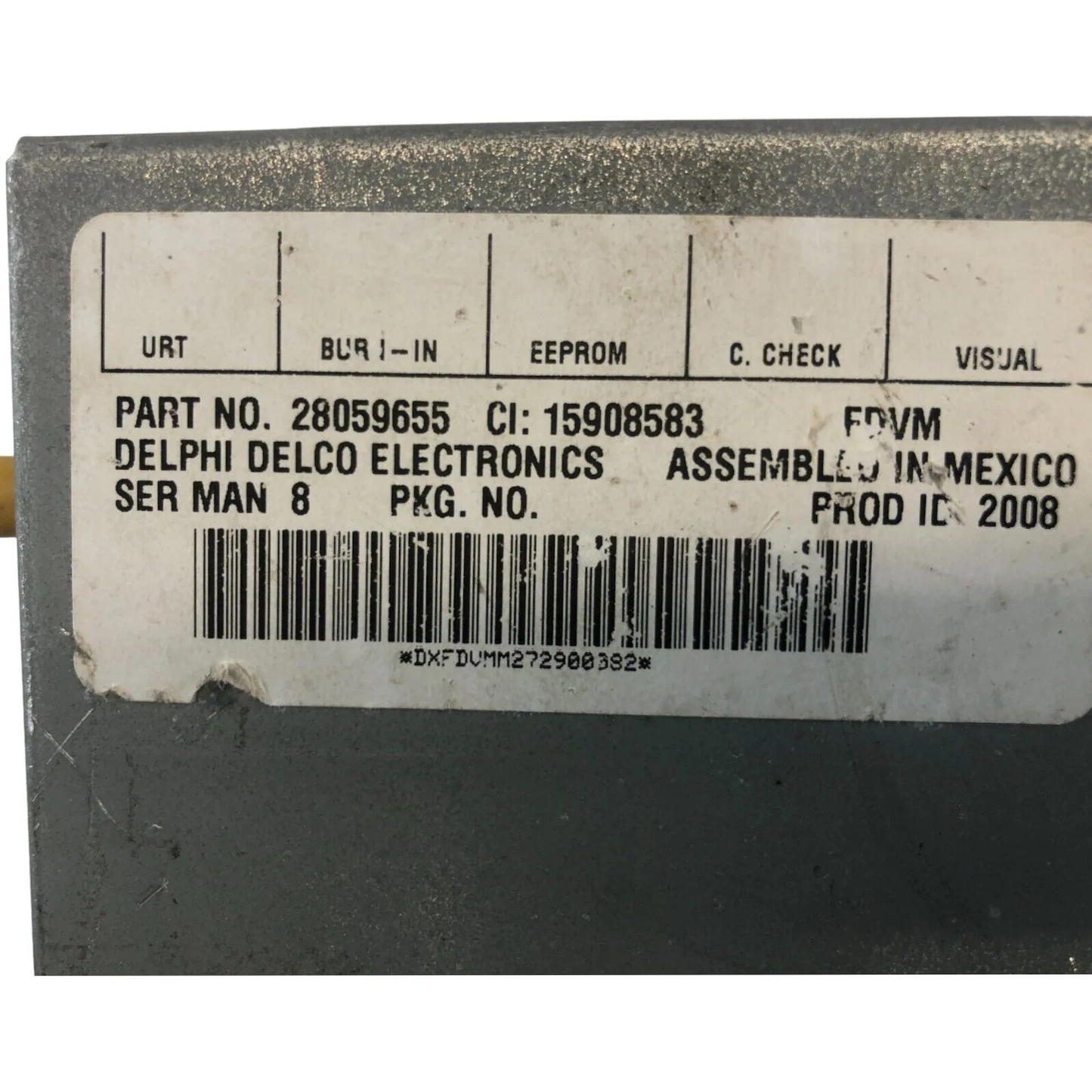 06-18 Chevy Chevrolet Impala XM Satellite Radio Receiver Module 28059655