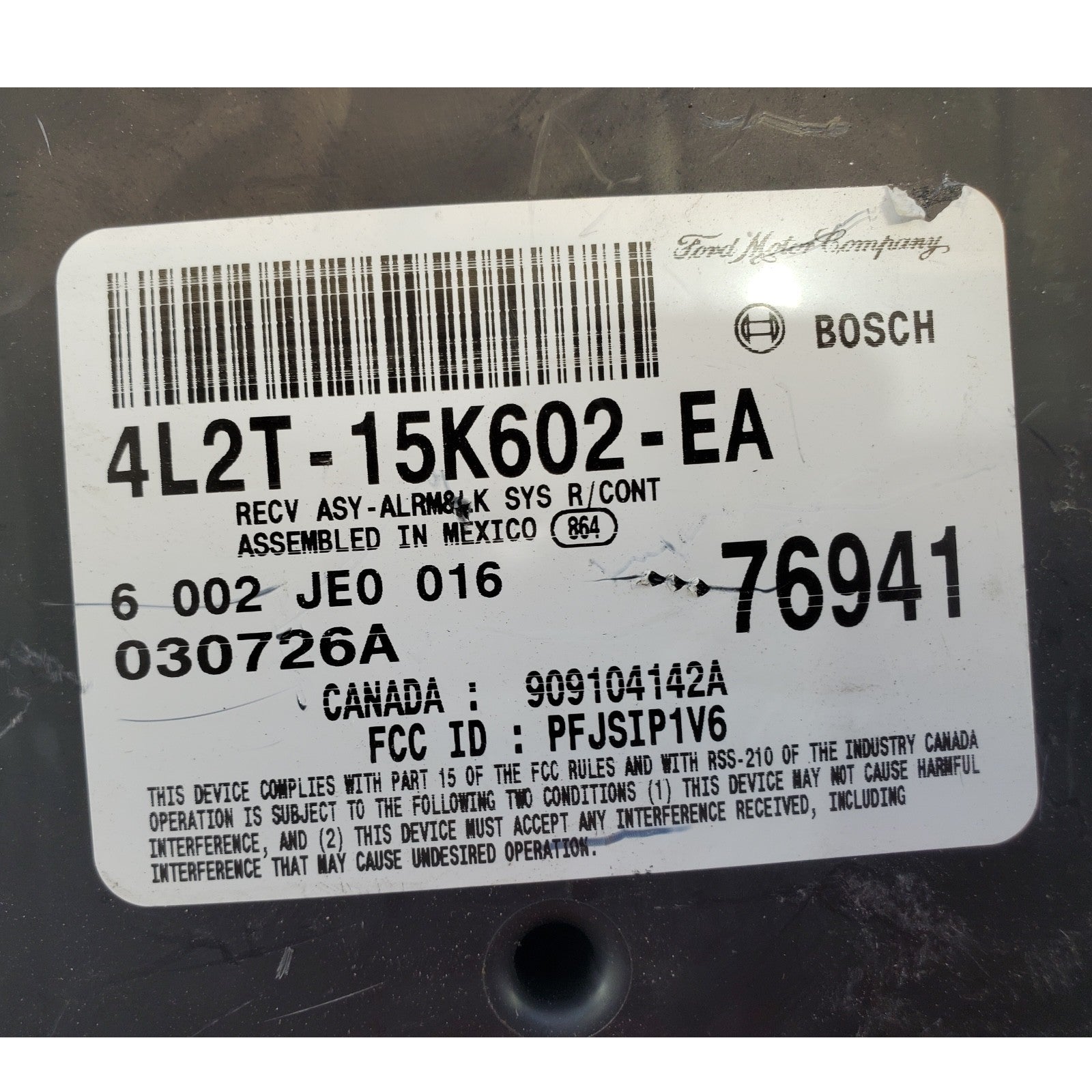 ✅ 04 FORD EXPLORER Keyless Entry Theft Module 4L2T-15K602-EA