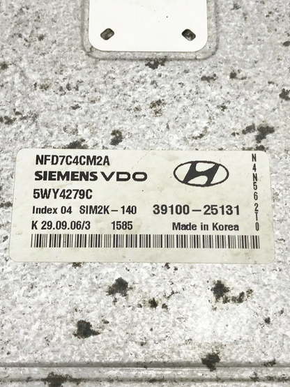 06-08 HYUNDAI SONATA 2.4L Engine Control Module 39100-25131 PCM ECU OEM