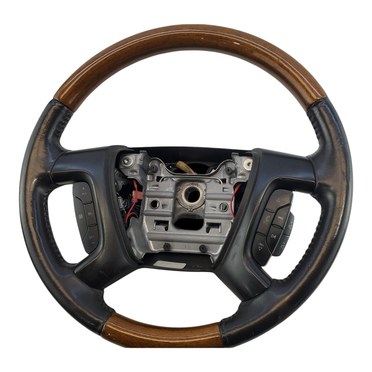 2008-2012 Acadia Denali Enclave Steering Wheel Wood OEM 20760258