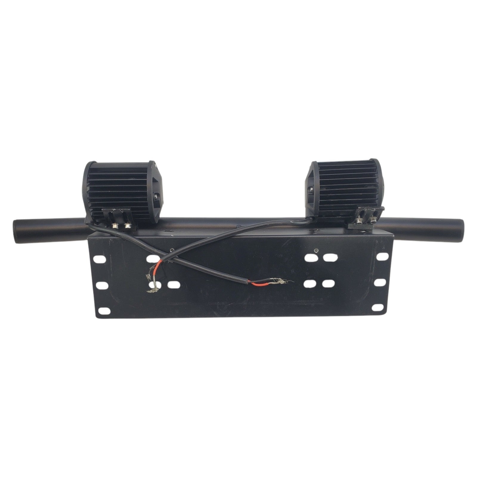 Car Bull Bar Front Bumper License Plate Working Light Mount Bracket