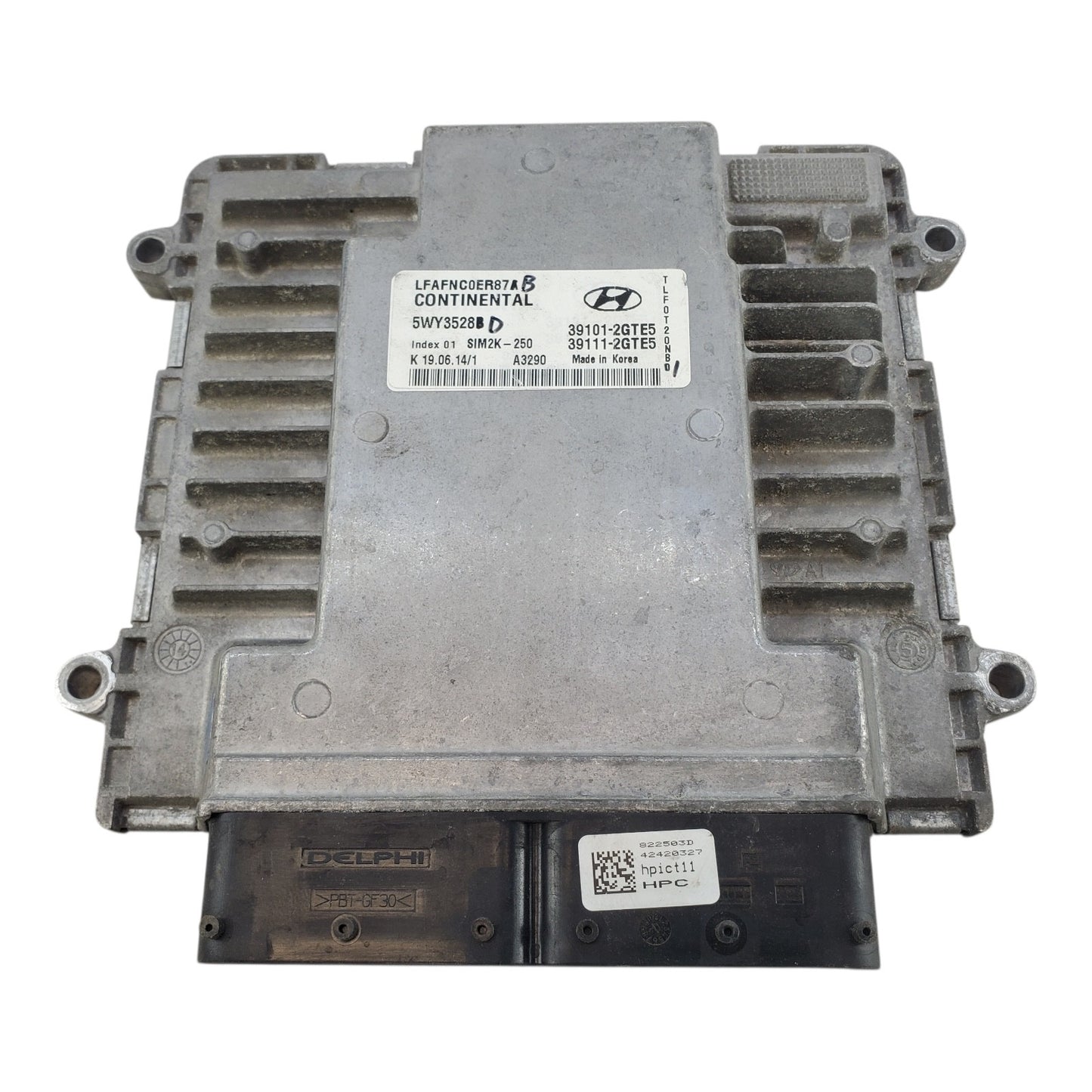 2015 HYUNDAI SONATA 2.4L ENGINE COMPUTER CONTROL MODULE ECU ECM OEM 39101-2GTE5
