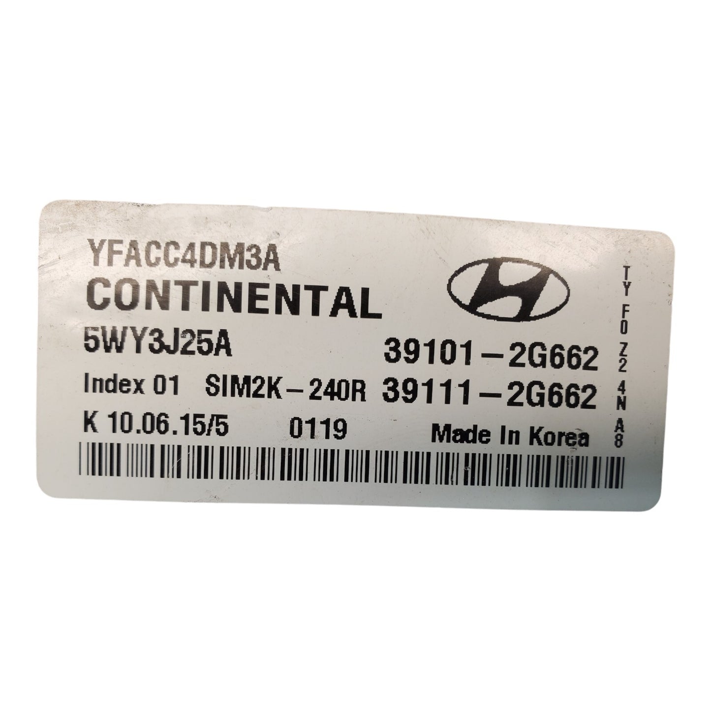 ✅2011-2014 Hyundai Sonata 2.4L ECM ECU Engine Control Module 39101-2G662
