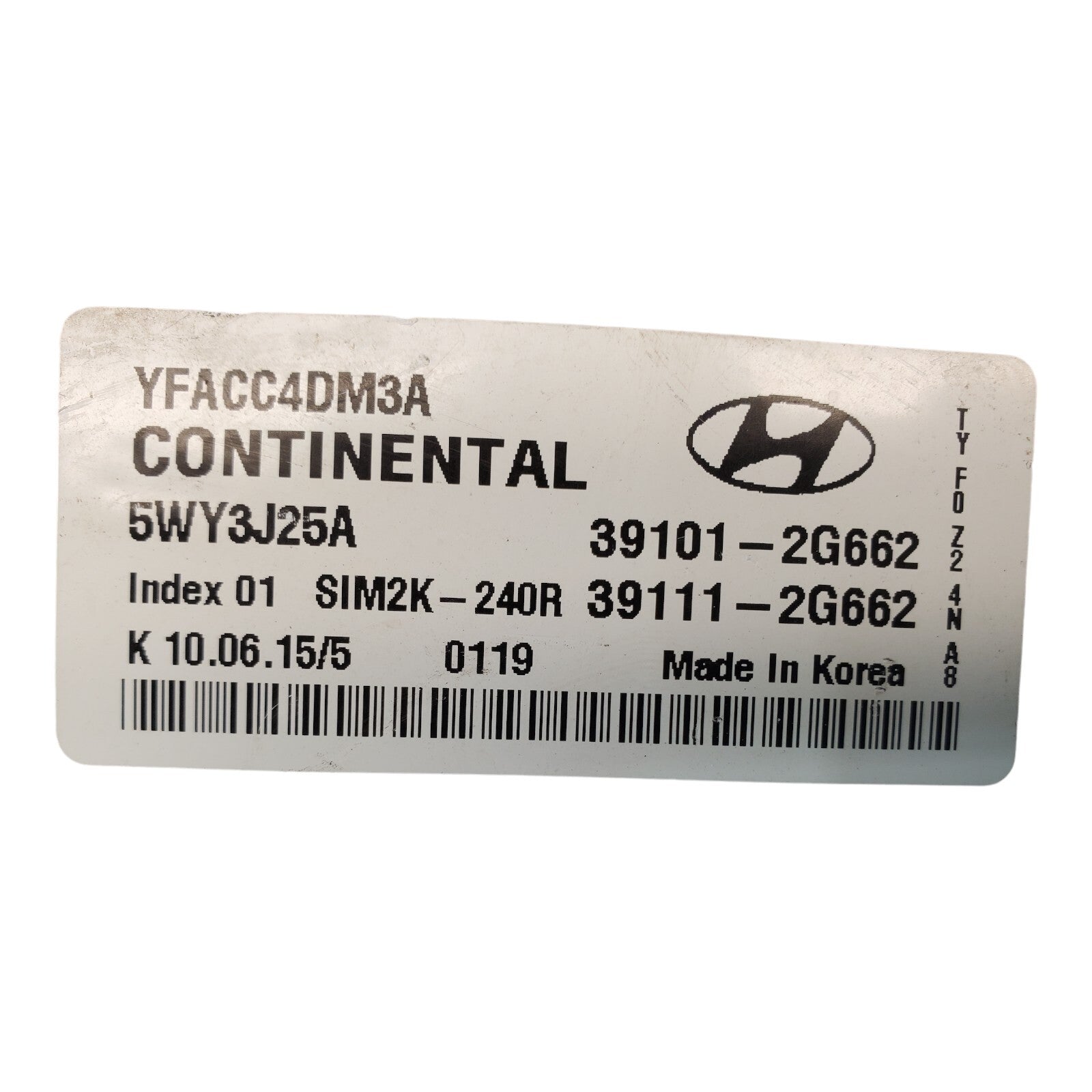 ✅2011-2014 Hyundai Sonata 2.4L ECM ECU Engine Control Module 39101-2G662