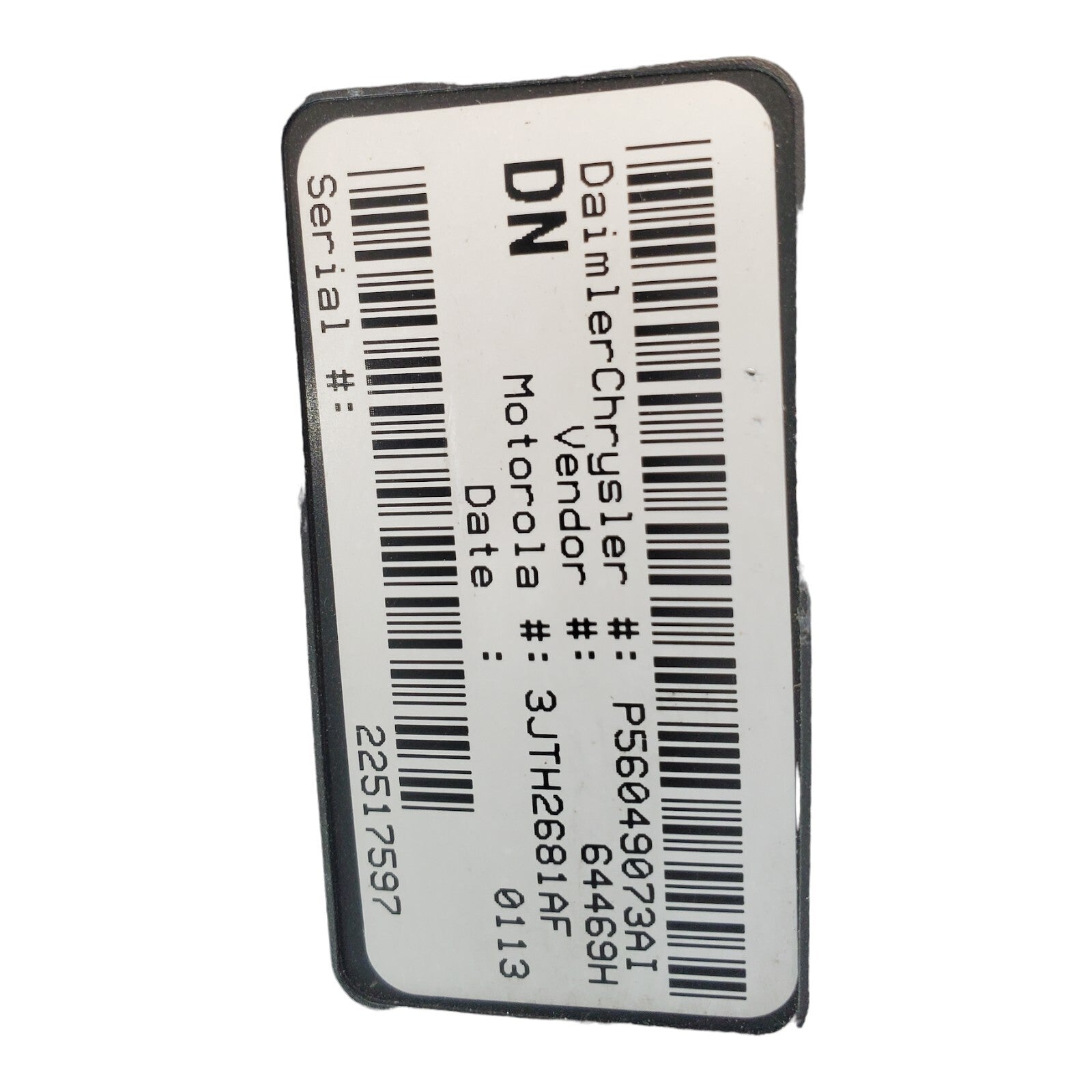 2001 - 2003 Dodge Durango Dakota Body Control Module BCM BCU Unit P56 ...