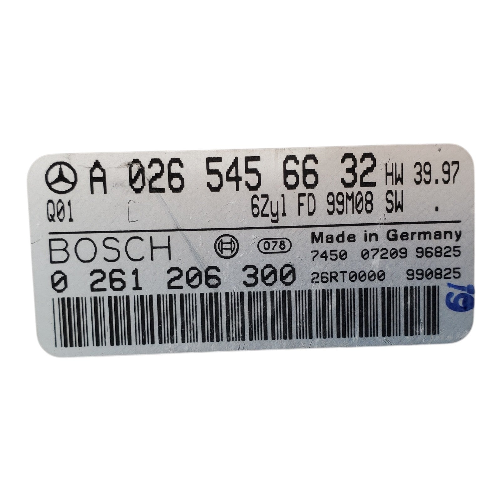 98-00 MERCEDES BENZ ML320 E320 C280 A0265456632 ENGINE CONTROL MODULE ECU ECM OE