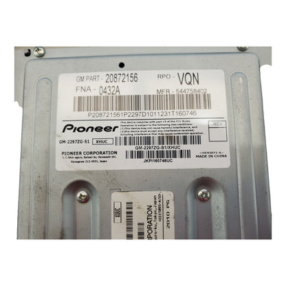 OEM Radio For Equinox Amplifier 20872156