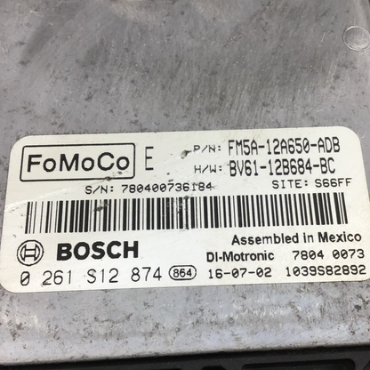 ✅ 13-16 Ford Focus Engine Control Module ECM Computer FM5A-12A650-ADB