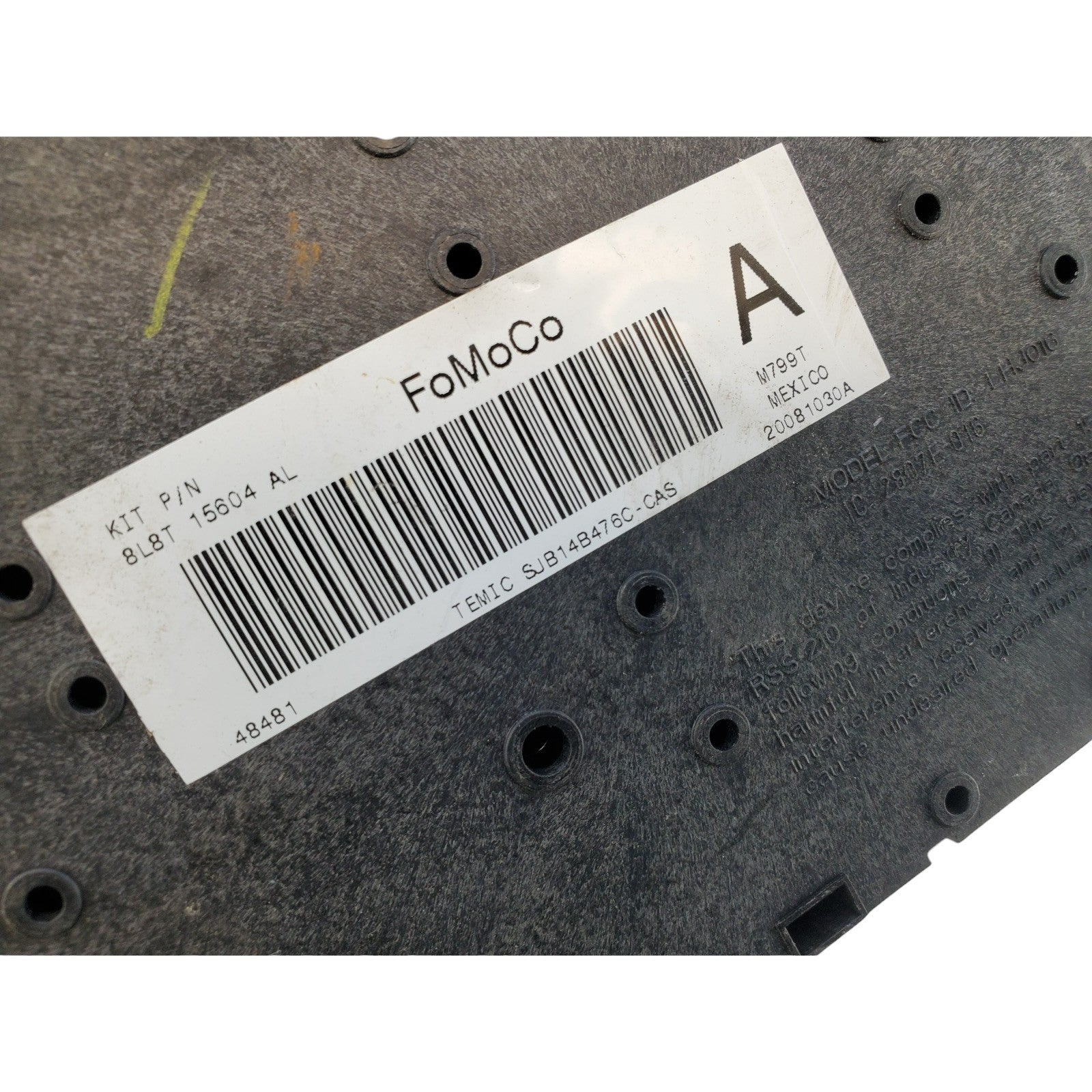 2009 - 2012 Ford Escape Fuse Box Relay Control Module Unit 8L8T-15604-AL OEM !