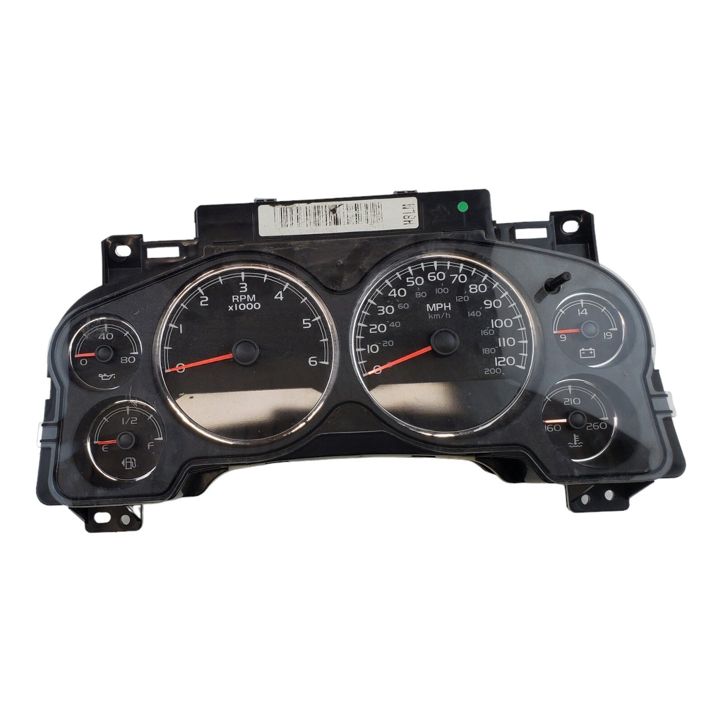 07-12 Chevy Silverado Speedometer Instrument Cluster PN -25861675 GM 308k MILES