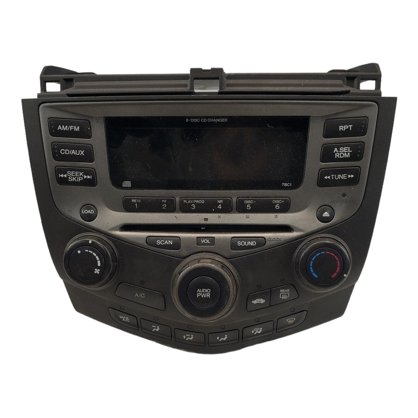 ✅03 04 05 06 07 HONDA ACCORD Radio Receiver AM FM 6 CD OEM 39175-SDA-A120-M2