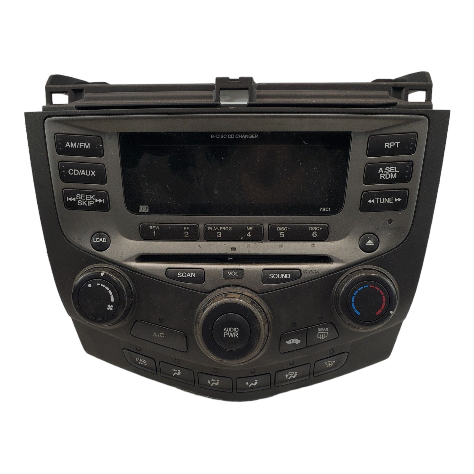 ✅03 04 05 06 07 HONDA ACCORD Radio Receiver AM FM 6 CD OEM 39175-SDA-A120-M2